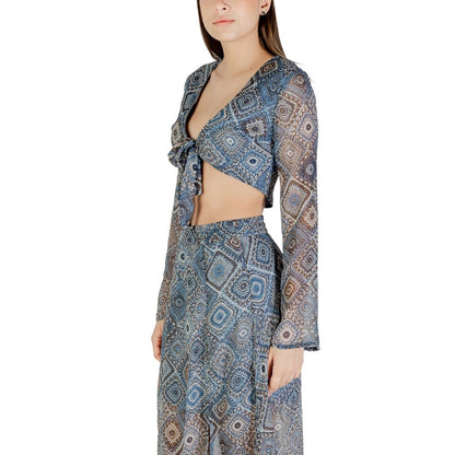 Only Blue Recycled Polyester Top Only