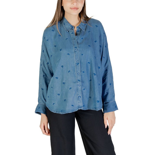 Only Blue Tencel Blouse Only