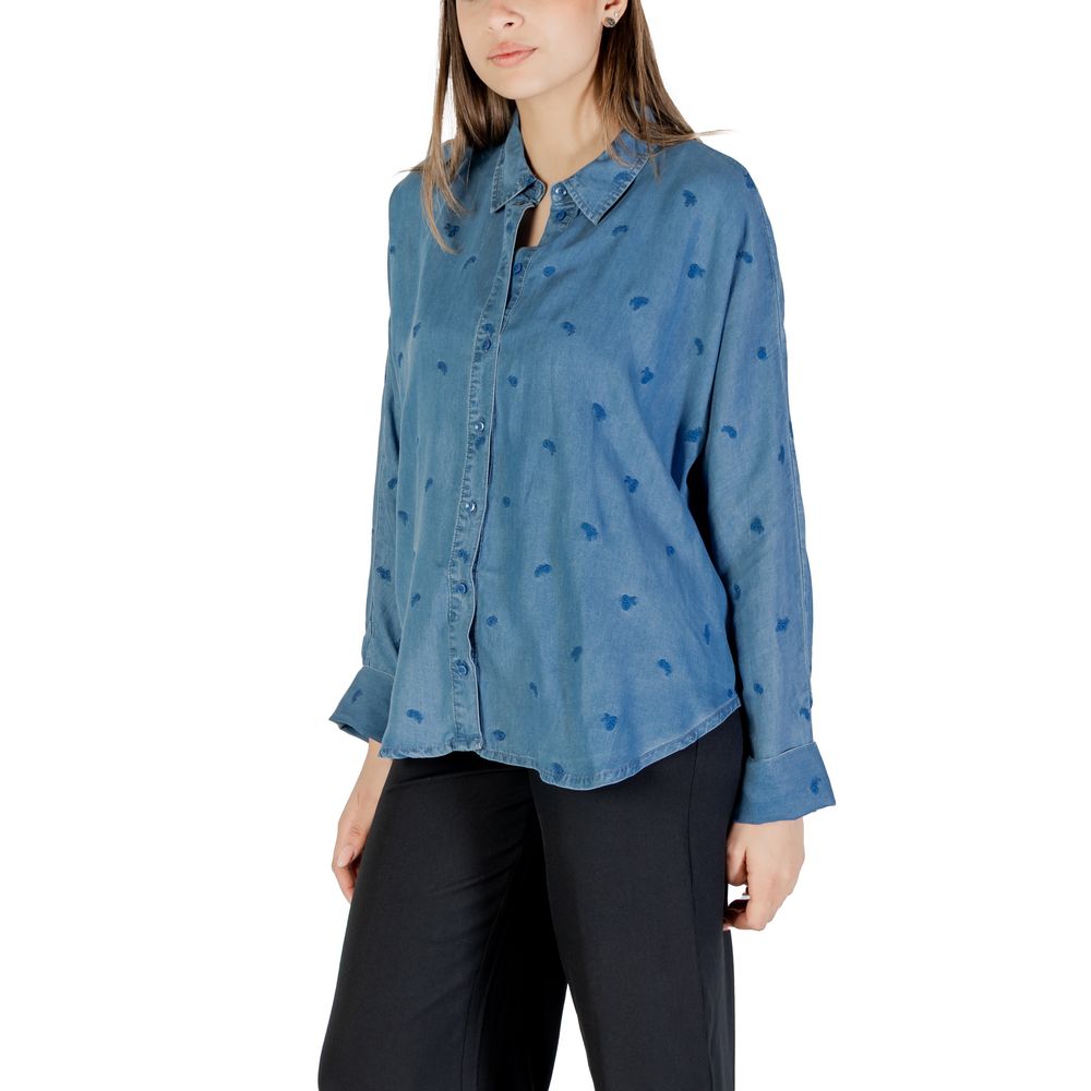 Only Blue Tencel Blouse Only