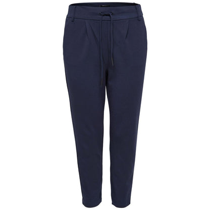 Only Blue Viscose Casual Pants Only