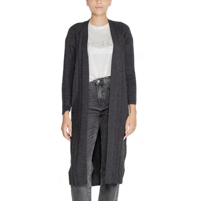 Only Gray Marabou Cardigan Only