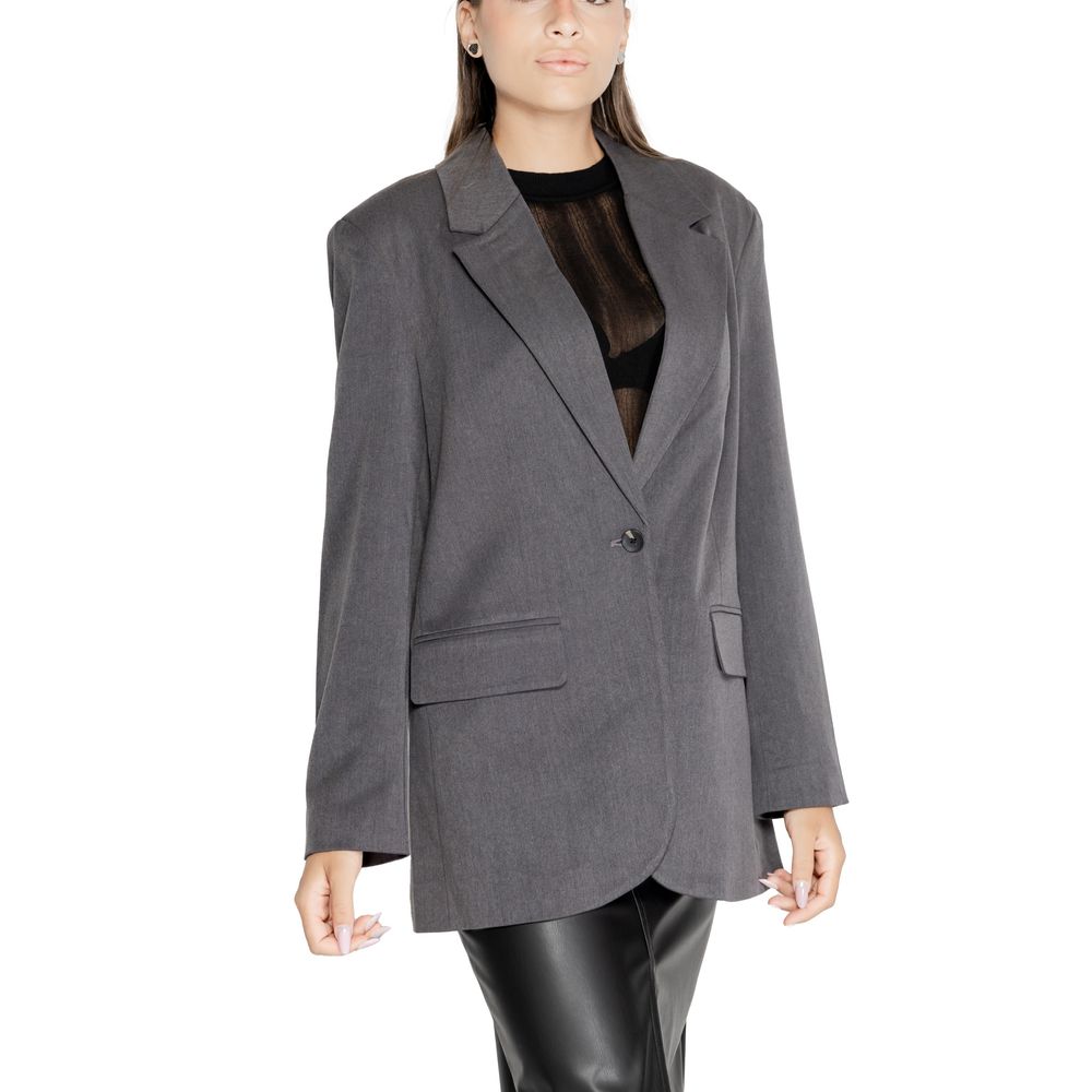 Only Gray Recycled Polyester Blazer Only