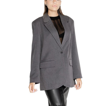 Only Gray Recycled Polyester Blazer Only