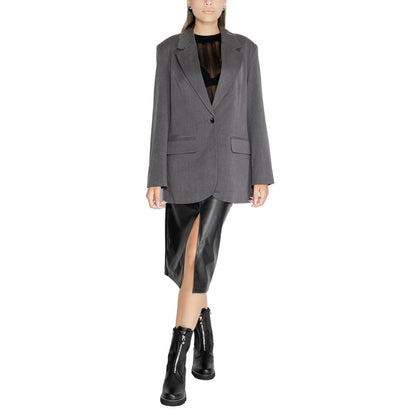 Only Gray Recycled Polyester Blazer Only