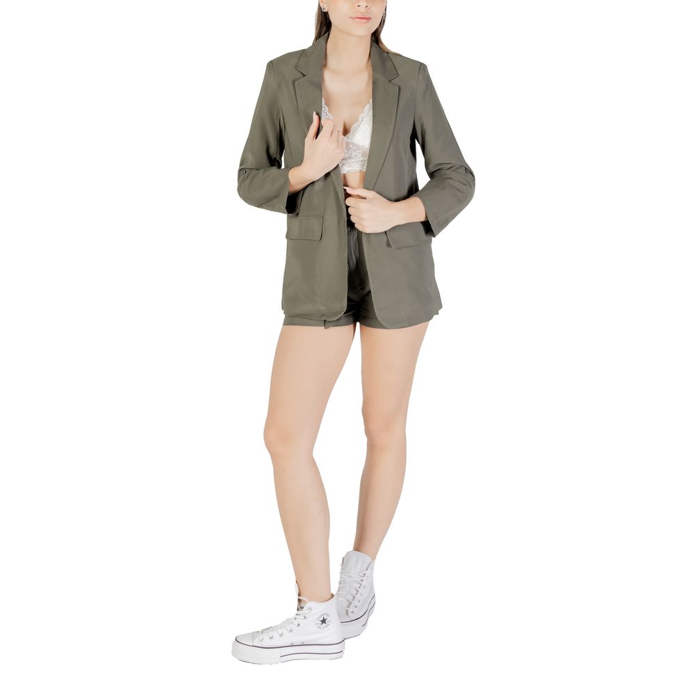 Only Green Viscose Blazer Only