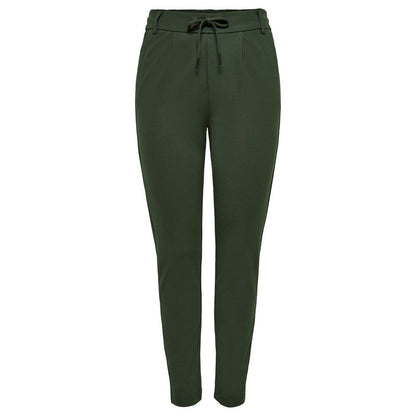 Only Green Viscose Casual Pants Only