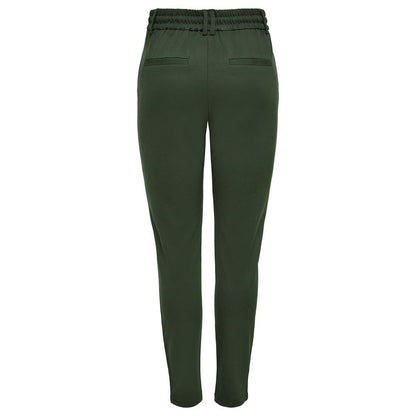 Only Green Viscose Casual Pants Only