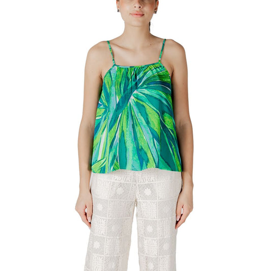 Only Green Viscose Tank Top Only