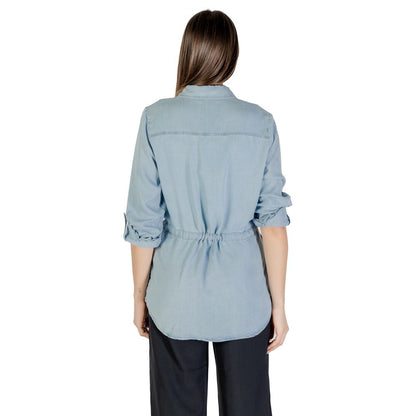 Only Light Blue Tencel Blouse Only