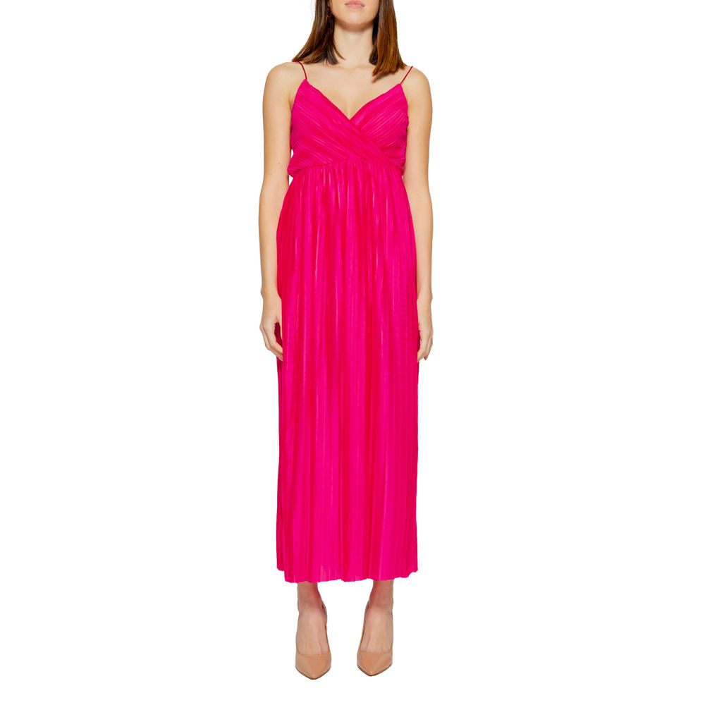 Only Multicolor Polyester Long Dress Only