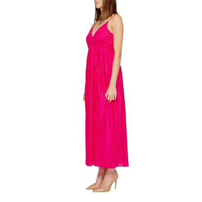 Only Multicolor Polyester Long Dress Only