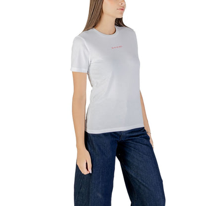 Only Orange Cotton T-Shirt Only