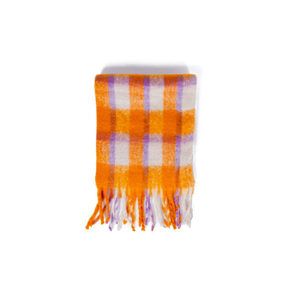 Only Orange Polyester Scarf Only