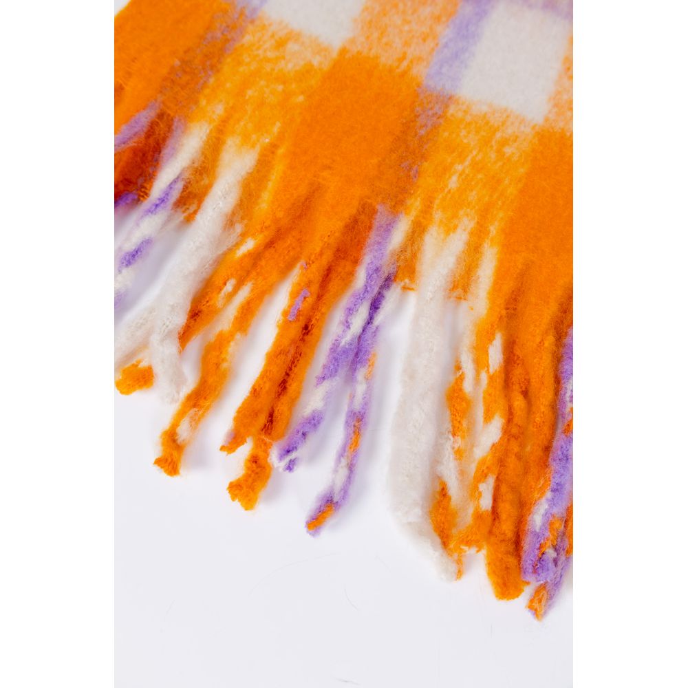 Only Orange Polyester Scarf Only