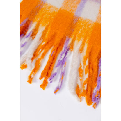 Only Orange Polyester Scarf Only