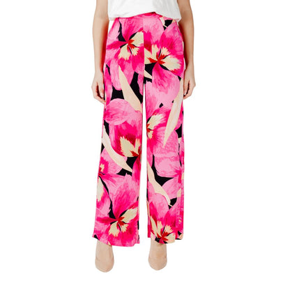 Only Pink Viscose Casual Pants Only