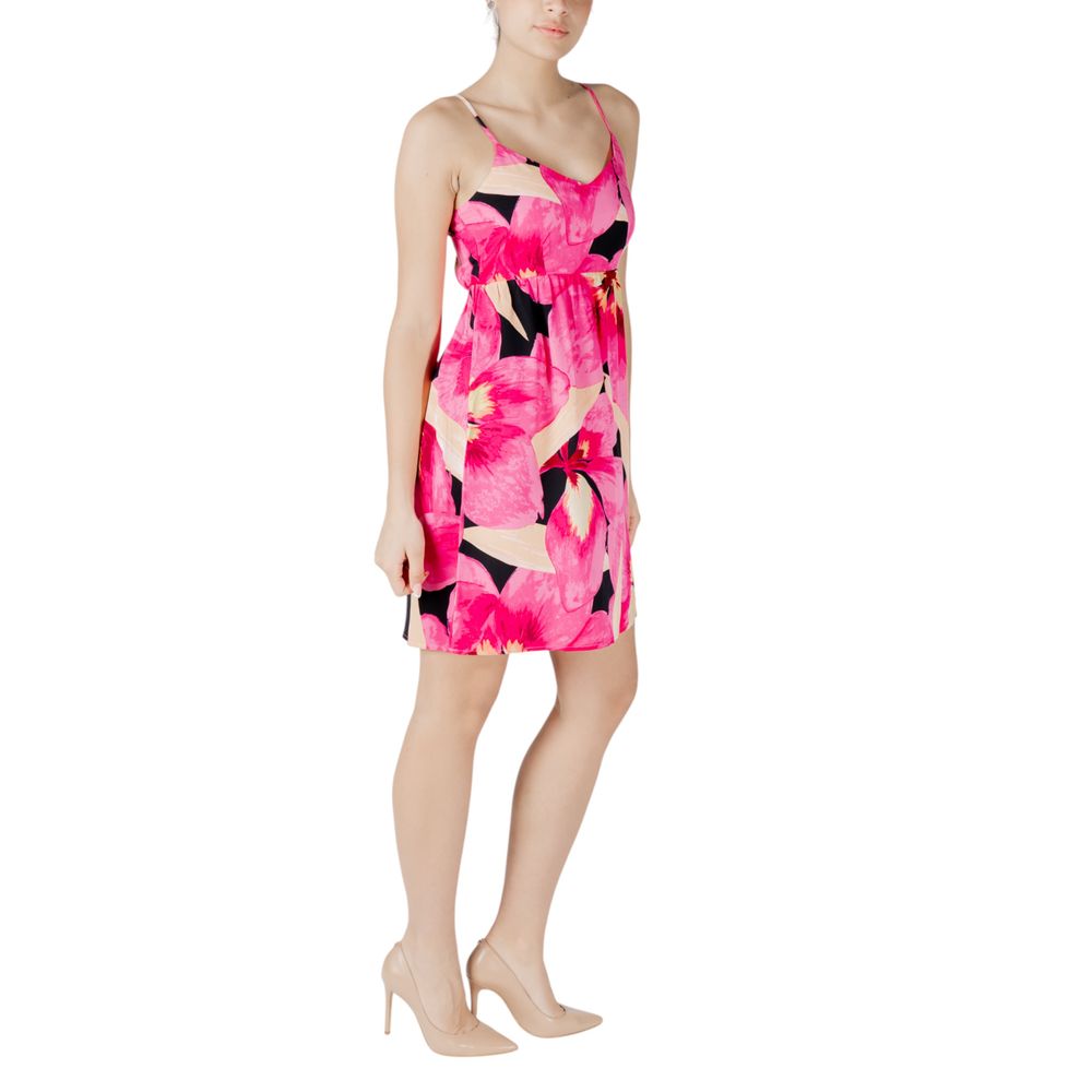 Only Pink Viscose Short Dress Only