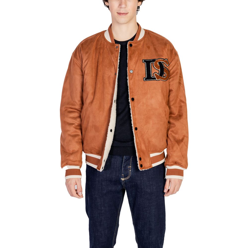 Only & Sons Brown Polyester Bomber Only & Sons