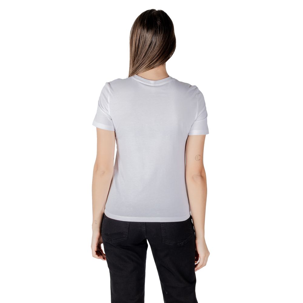 Only White Organic Cotton Long Sleeve T-Shirt Only