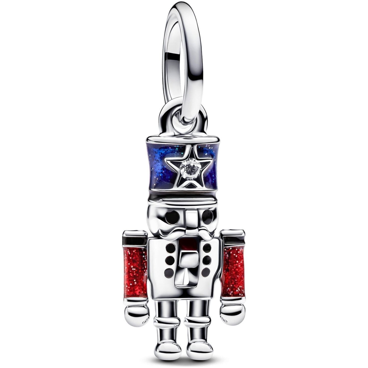 PANDORA CHARMS Mod. MOVEABLE NUTCRACKER DANGLE PANDORA