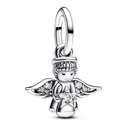 PANDORA CHARMS Mod. SPARKLING ANGEL DANGLE PANDORA
