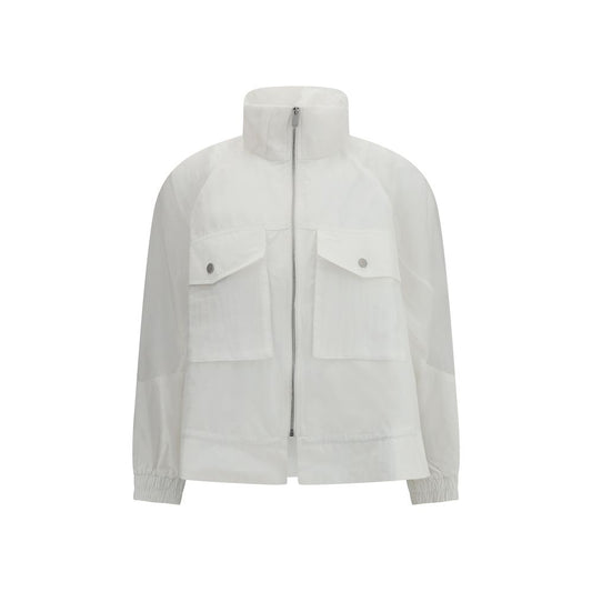 PINKO White Polyester Shell Jacket 1728,72470364320,Clothing,Jackets & Coats - Clothing,New with tags,PINKO,S,Shell Jackets - Jackets & Coats - Clothing,White,Women,XS