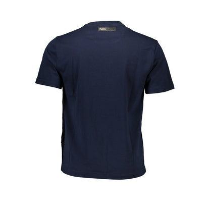 Plein Sport Blue Cotton Men's T-Shirt