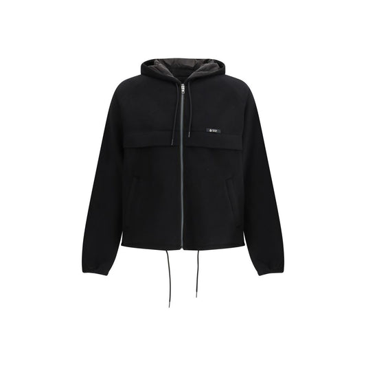 Prada Black Polyester Shell Jacket 1728,72470364320,Black,Clothing,IT48 | M,IT50 | L,IT52 | XL,Jackets & Coats - Clothing,Men,New with tags,Prada,Shell Jackets - Jackets & Coats - Clothing