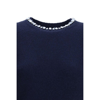 Prada Blue Fleece Wool Sweatshirt 1728,72470364320,Blue,Clothing,IT46 | S,IT48 | M,IT50 | L,Men,New with tags,Prada,Sweaters - Clothing,Sweatshirts - Sweaters - Clothing
