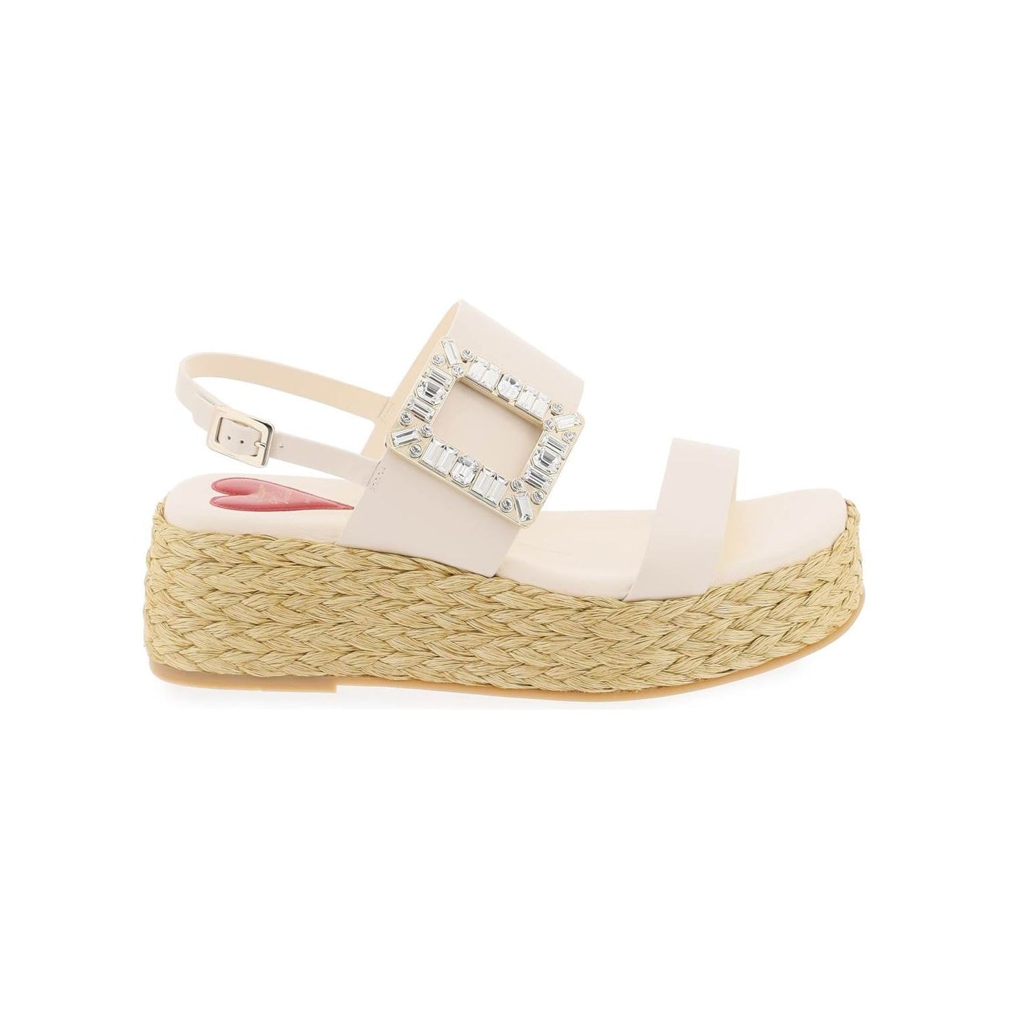 Roger Vivier "crystal buckle espadrilles Sandals Roger Vivier