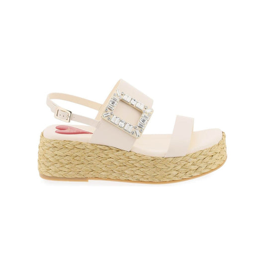 Roger Vivier "crystal buckle espadrilles