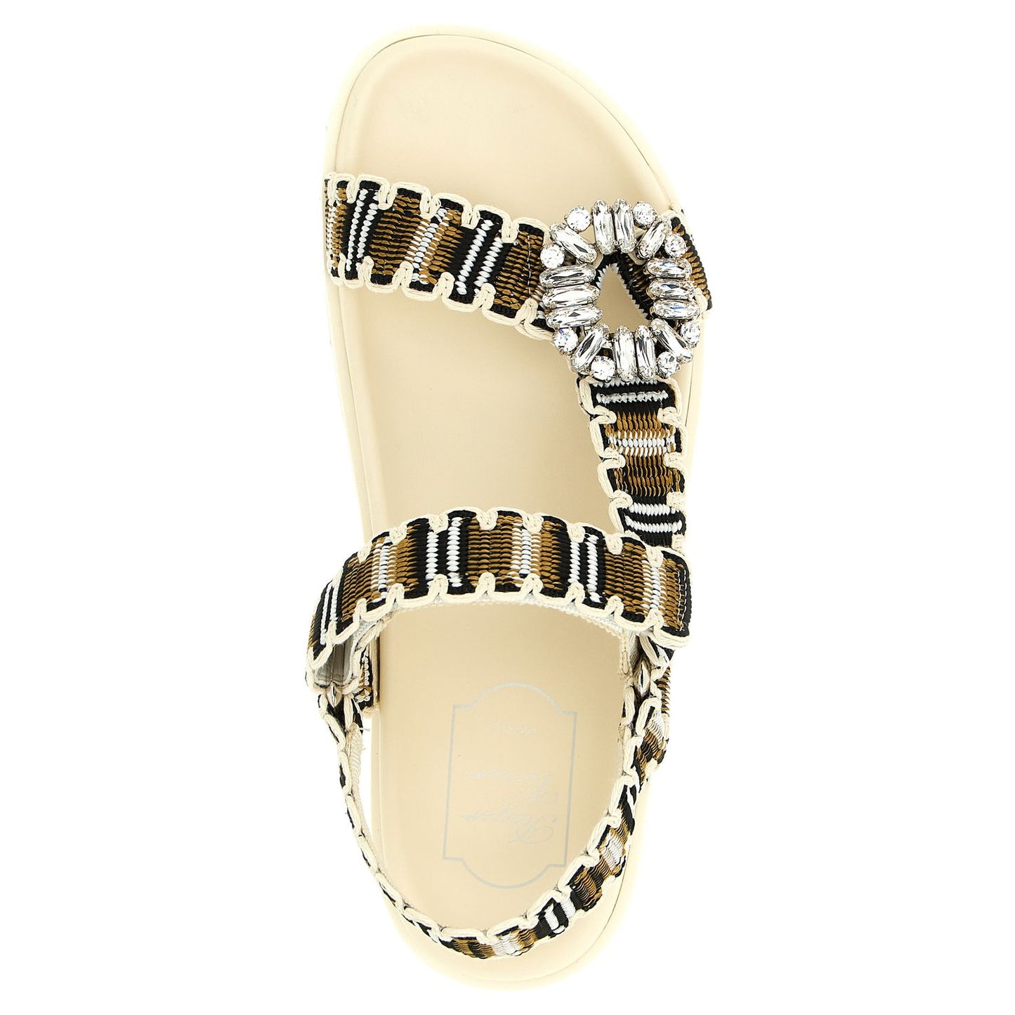 Roger Vivier Multicolor Polyester Flat Sandals
