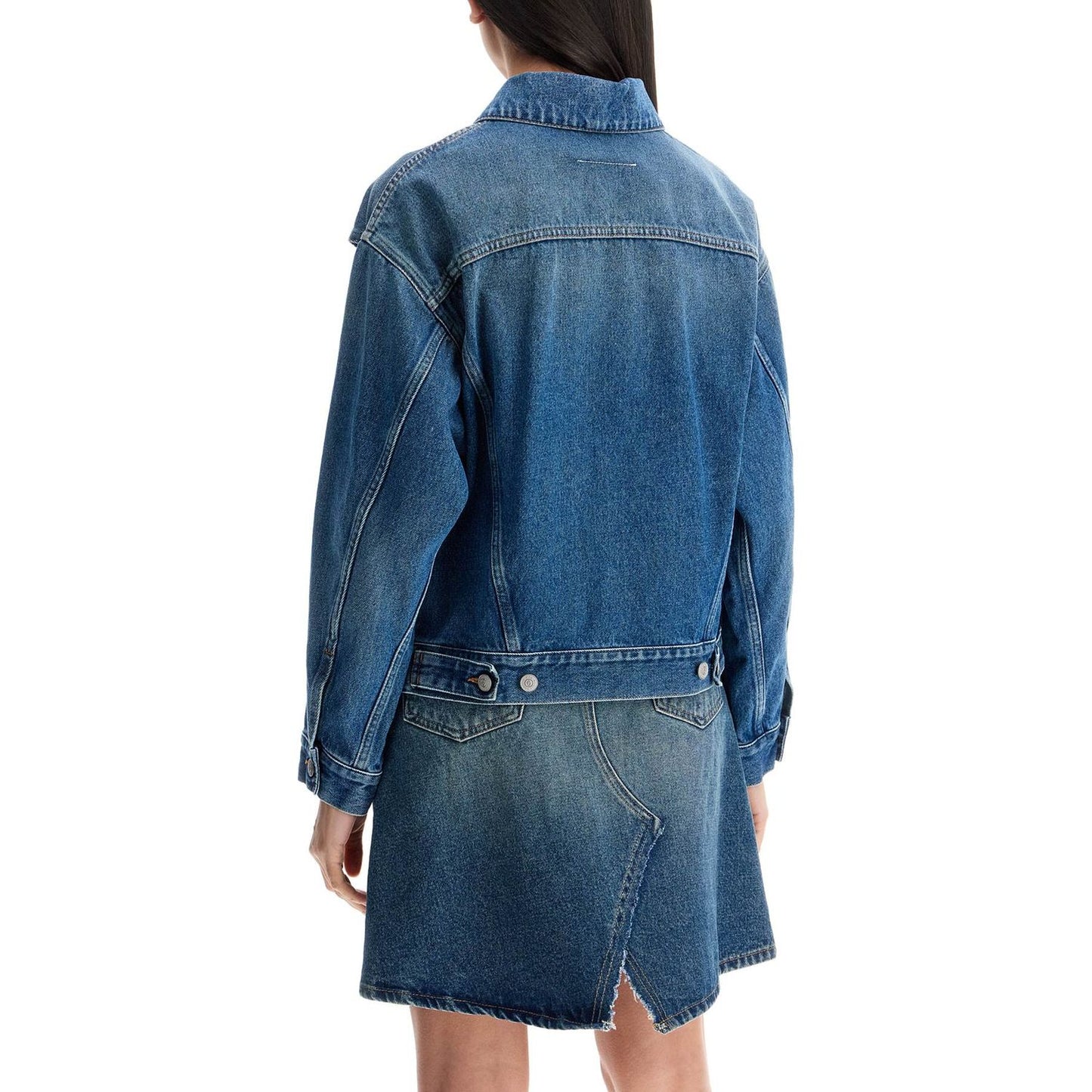 MM6 Maison Margiela denim jacket with slits Jackets MM6 Maison Margiela