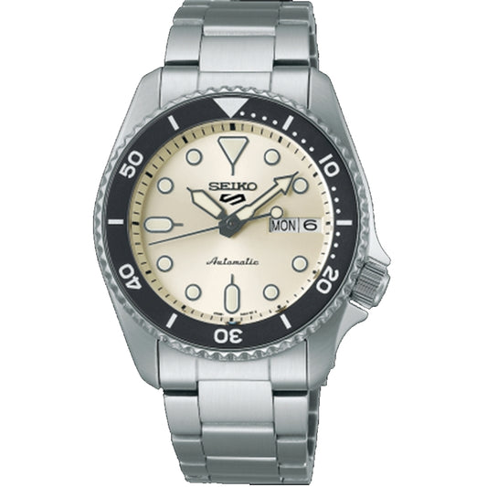 SEIKO 5 Mod. SPORTS AUTOMATIC DAY & DATE - CREAM