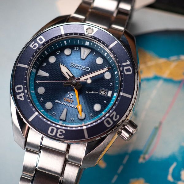 SEIKO PROSPEX Mod. SEA GMT WATCHES SEIKO PROSPEX