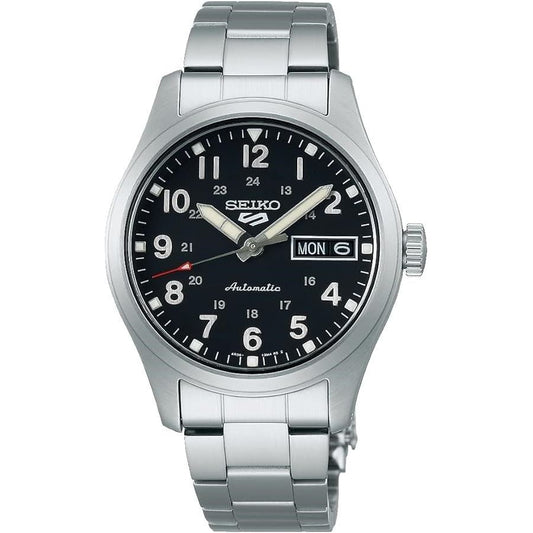 SEIKO 5 Mod. SPORTS AUTOMATIC DAY & DATE - BLACK WATCHES SEIKO 5