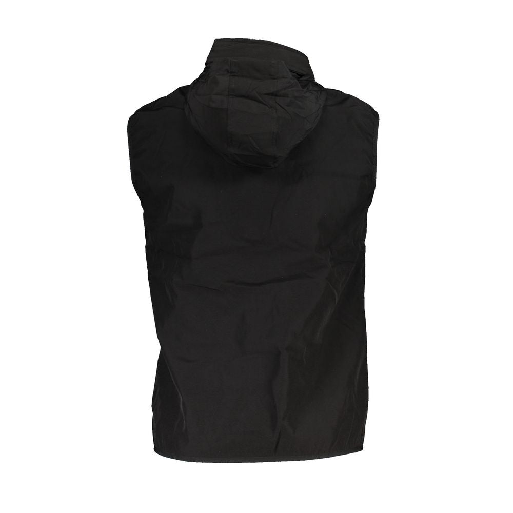 Scuola Nautica Black Polyester Men's Vest Scuola Nautica