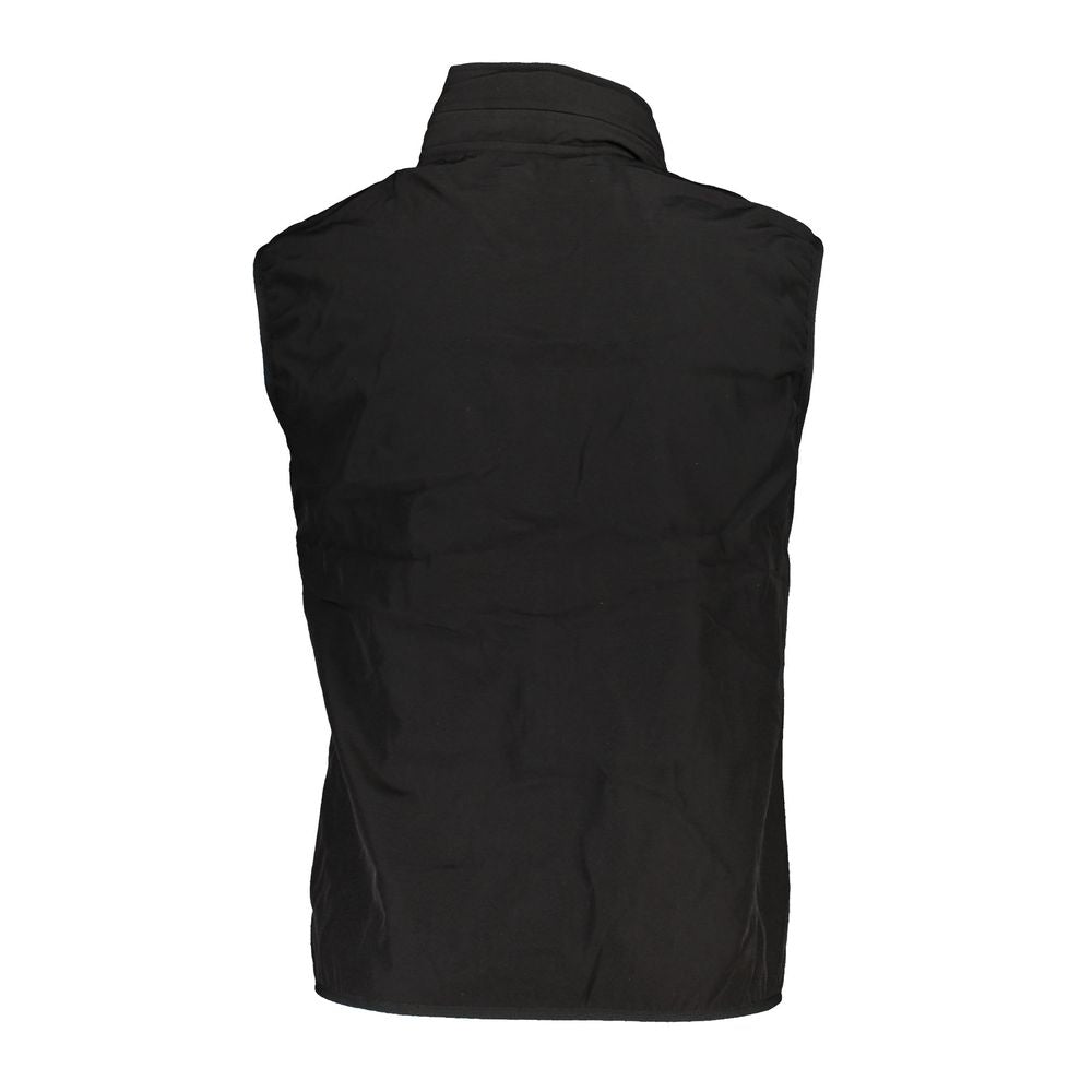 Scuola Nautica Black Polyester Men's Vest Scuola Nautica