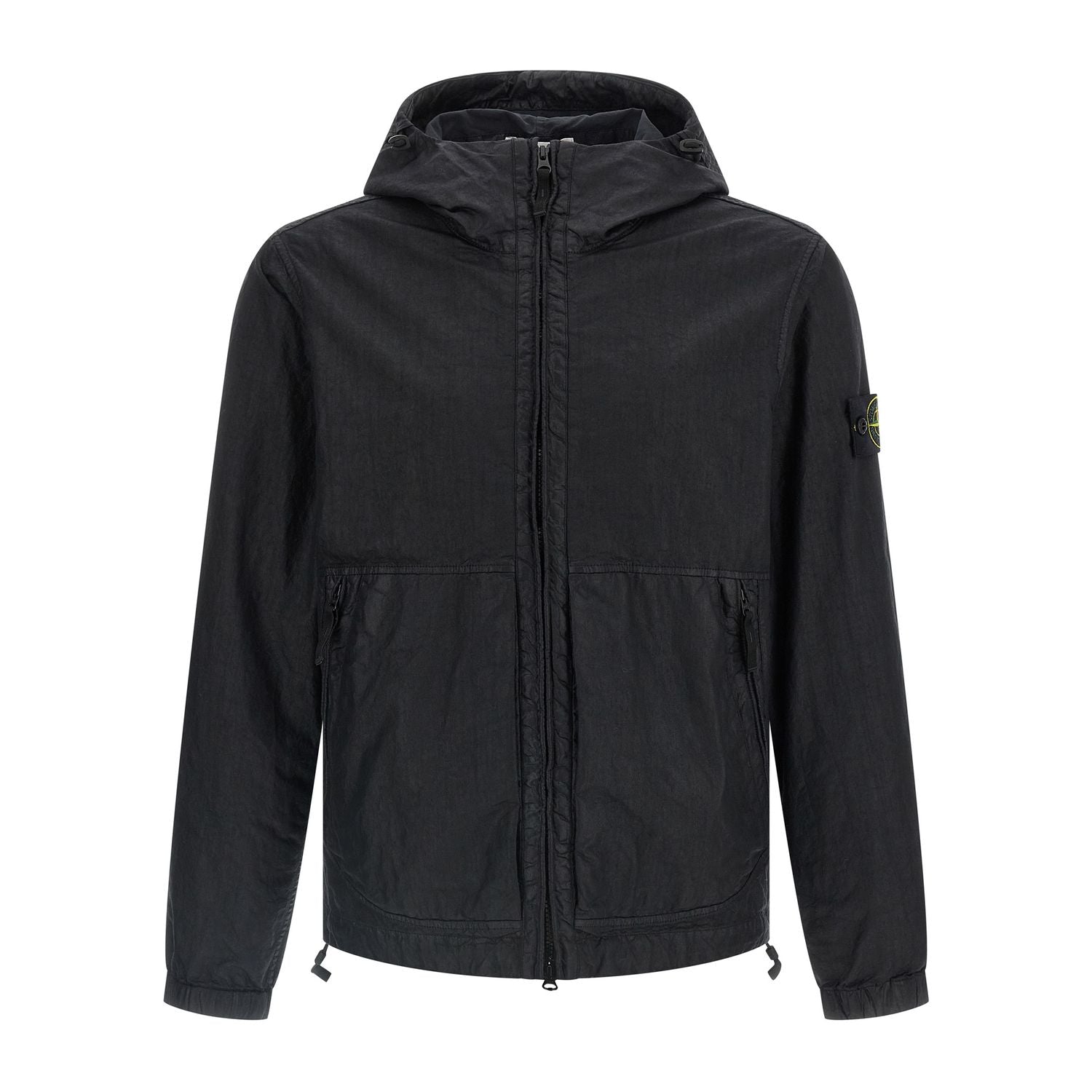Stone Island Black Polyamide Shell Jacket