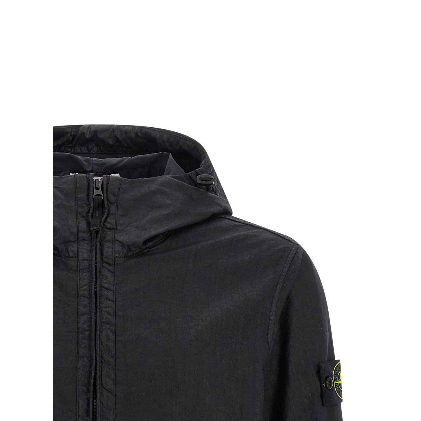 Stone Island Black Polyamide Shell Jacket