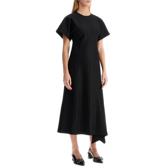 Ganni midi dress in lenzing Dresses Ganni Tan