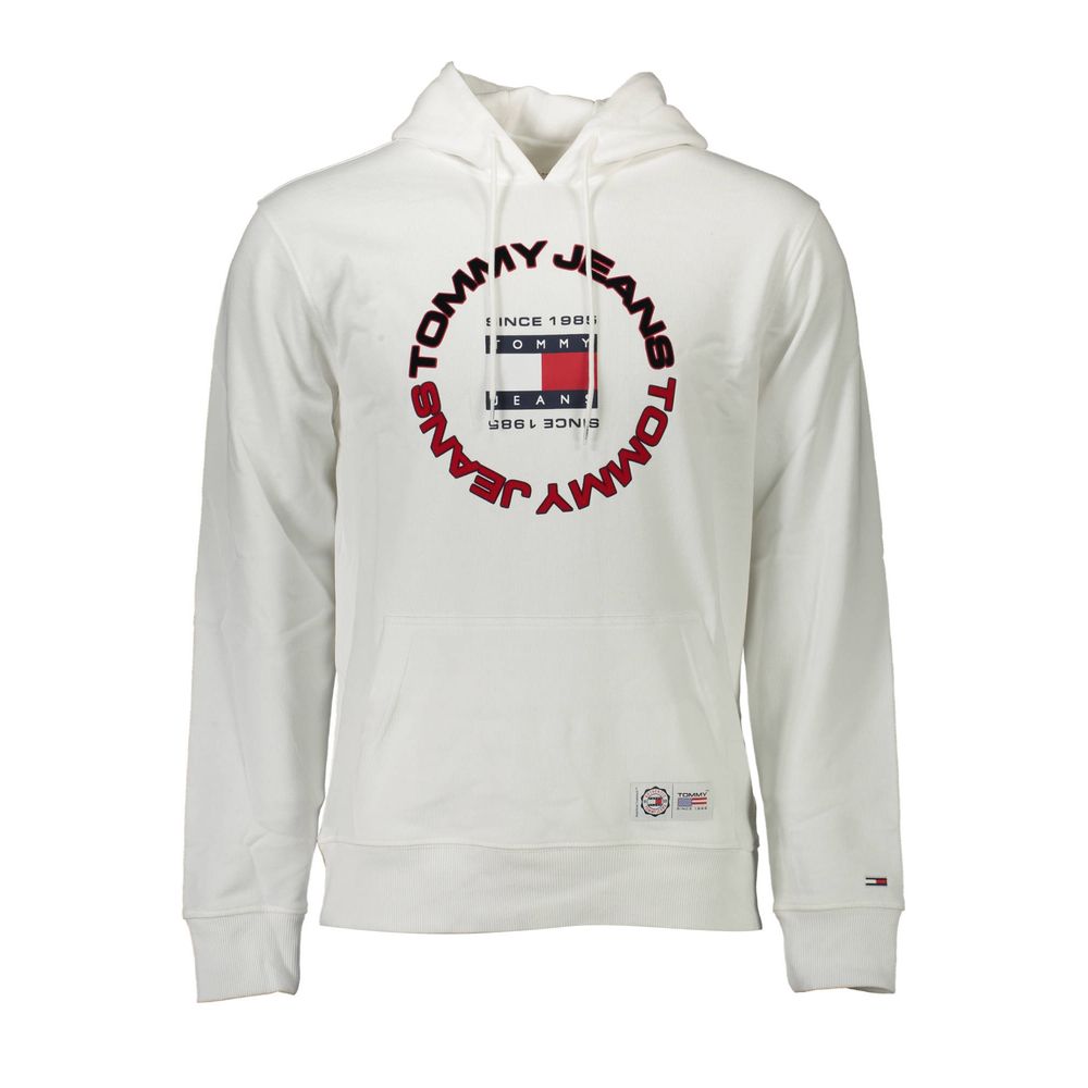 Tommy Hilfiger Bianco Cotton Men's Sweatshirt Tommy Hilfiger