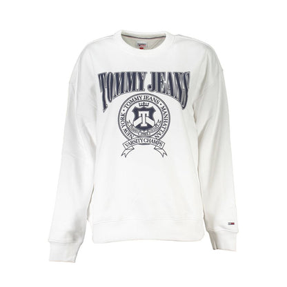 Tommy Hilfiger Bianco Cotton Women Sweatshirt Tommy Hilfiger