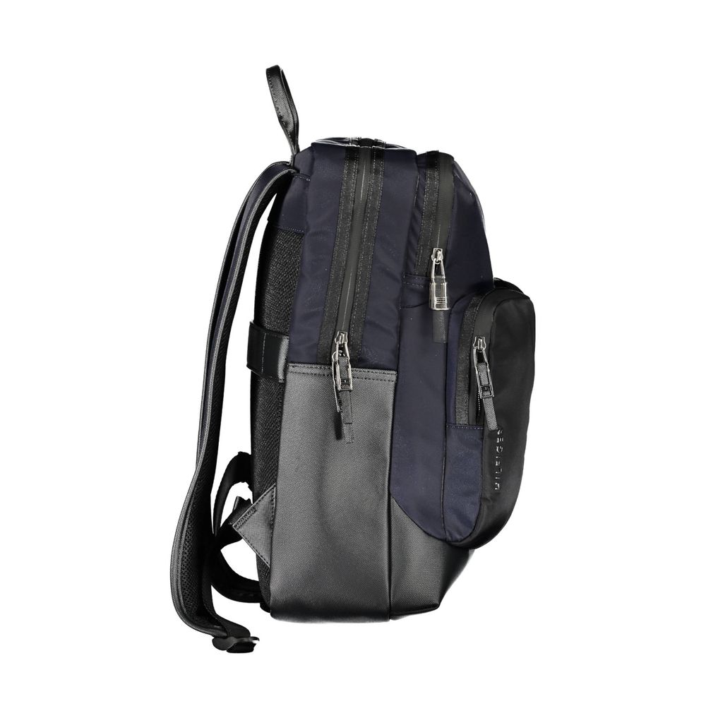 Tommy Hilfiger Blue Polyurethane Men's Backpack