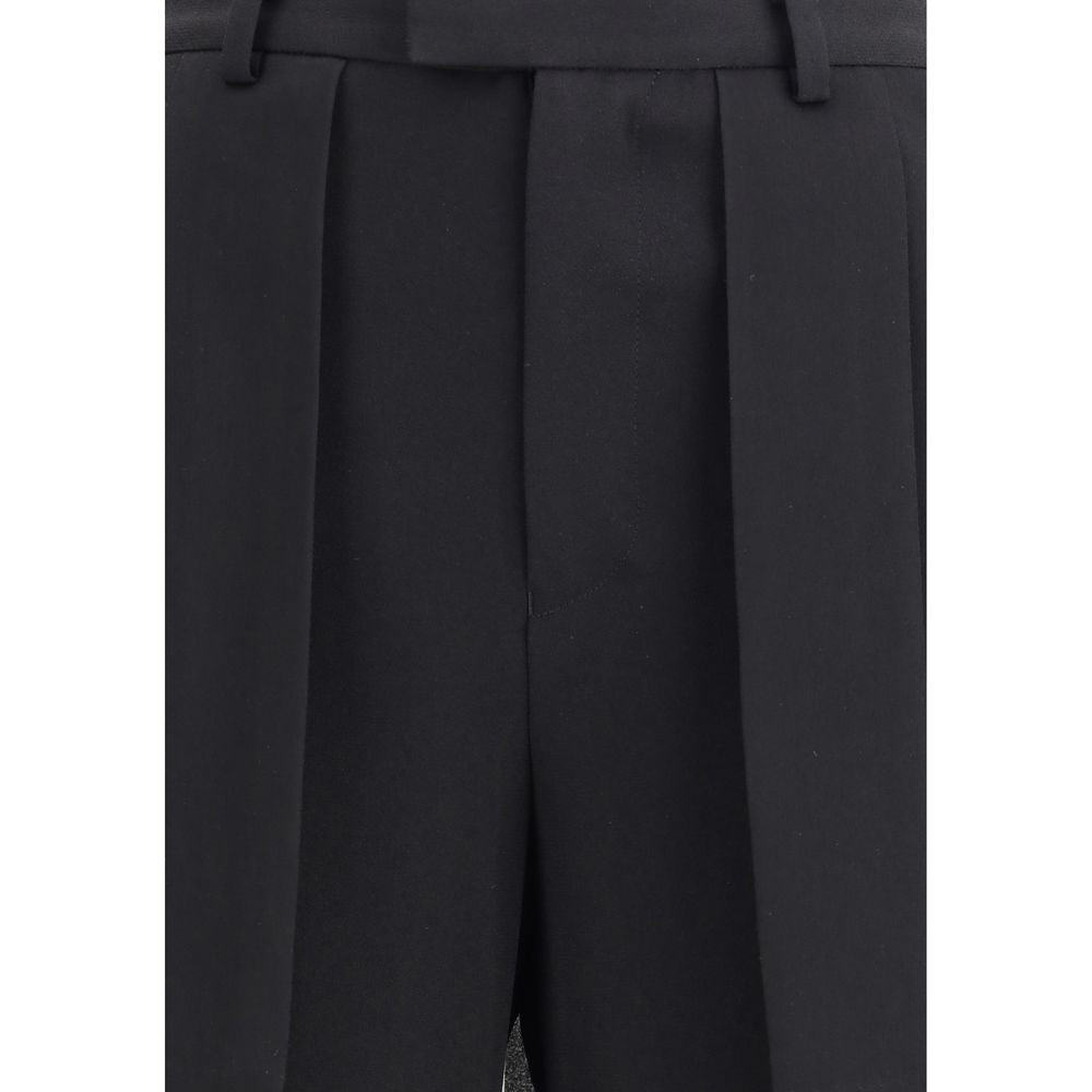 Undercover Black Acetate Casual Pants Undercover