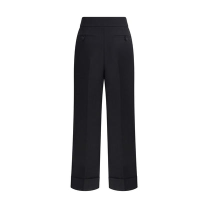 Valentino Black Wool Dress Pants Valentino