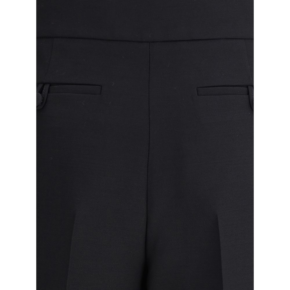 Valentino Black Wool Dress Pants Valentino