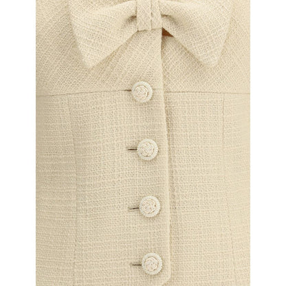 Valentino Cream Fleece Wool Coat Valentino