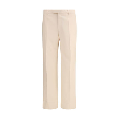 Valentino Cream Fleece Wool Dress Pants Valentino