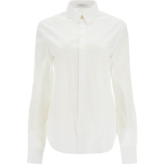 Wardrobe.Nyc flared cotton shirt for women Topwear Wardrobe.Nyc